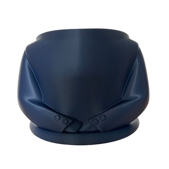 Navy Suit Jacket & Tie Planter - Sophisticated Sustainable Gift for Professional - Picture 4 of 9